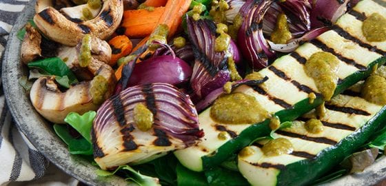 Grilled Veggies with Smoked Paprika Vinaigrette | Common Market