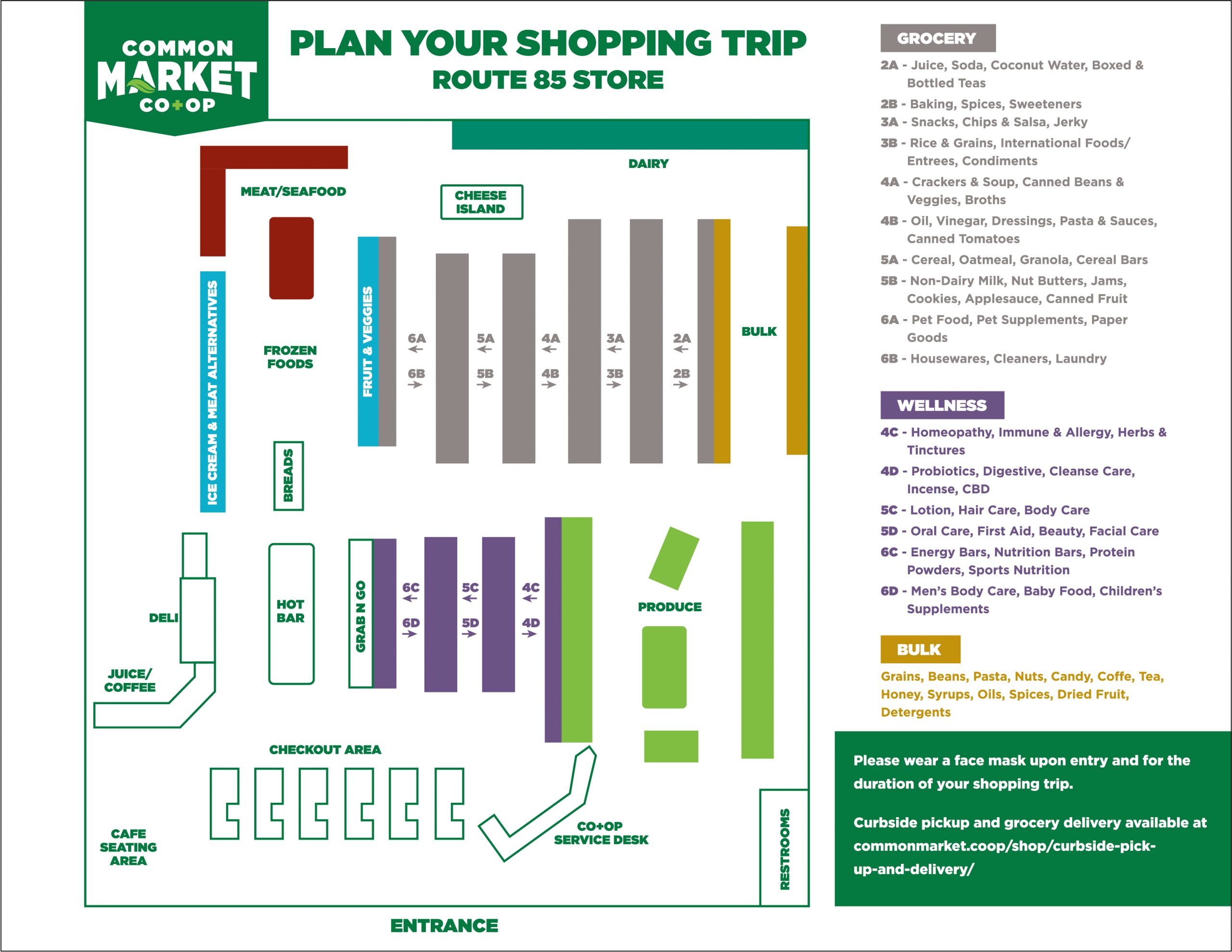 Shopping Maps Shopping Maps Store Maps | Common Market